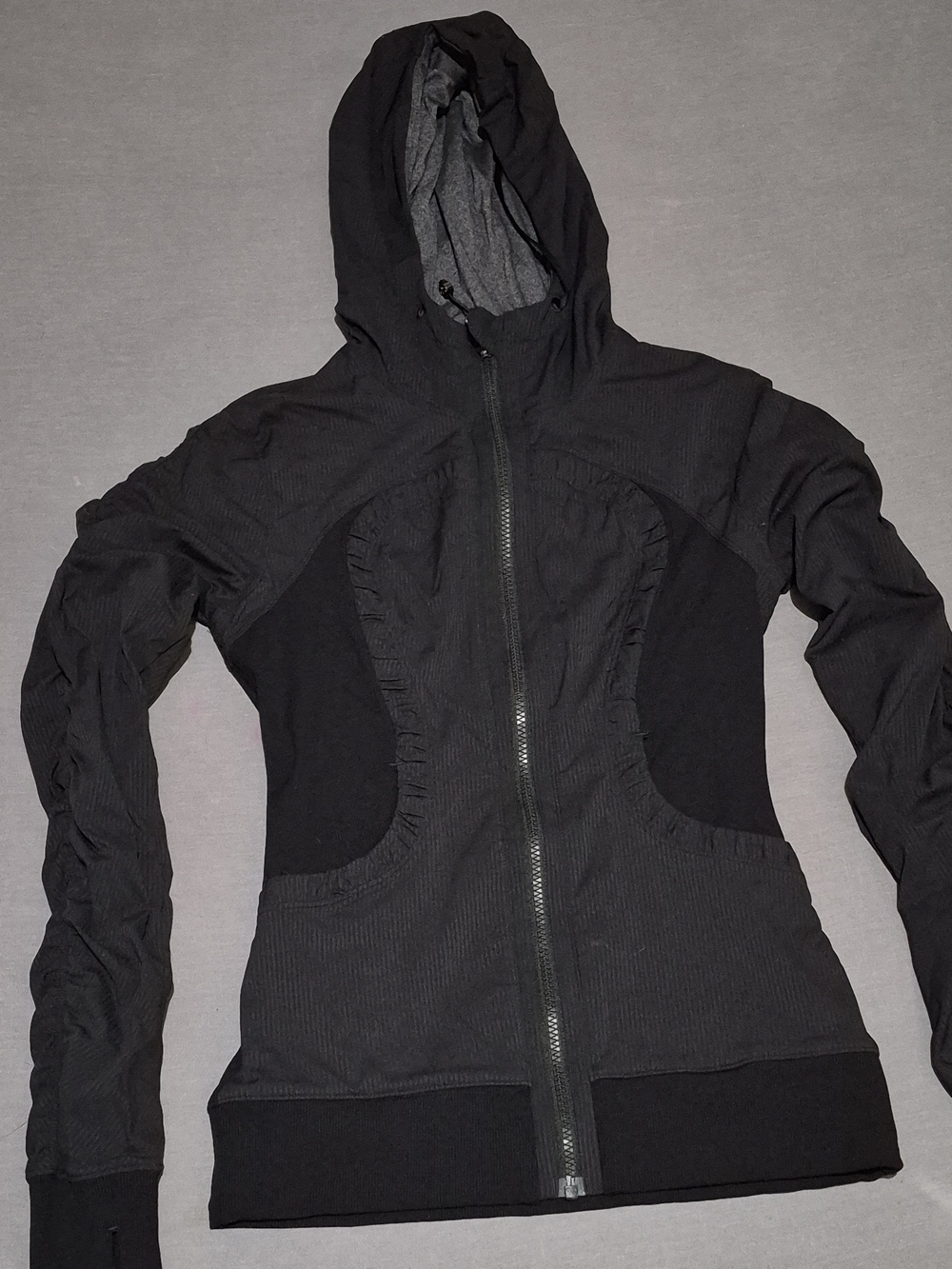 Lululemon Black Hooded Zip-Up Jacket
